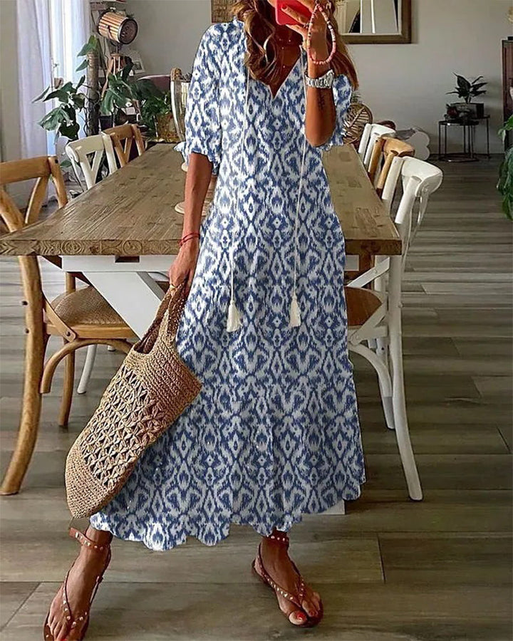 Isabelle™ - Bohemian Dress with Tummy-Enhancing Design