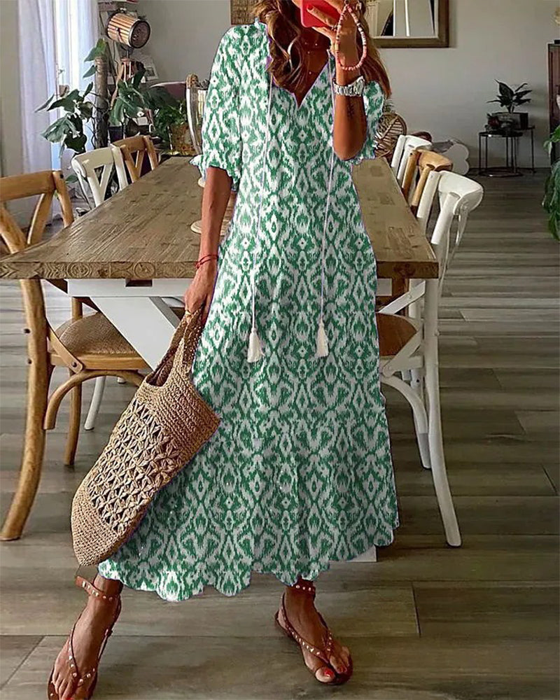 Isabelle™ - Bohemian Dress with Tummy-Enhancing Design