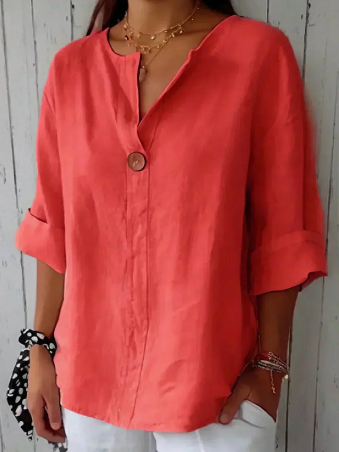 Naomi™ | Relaxed V-Neck Top
