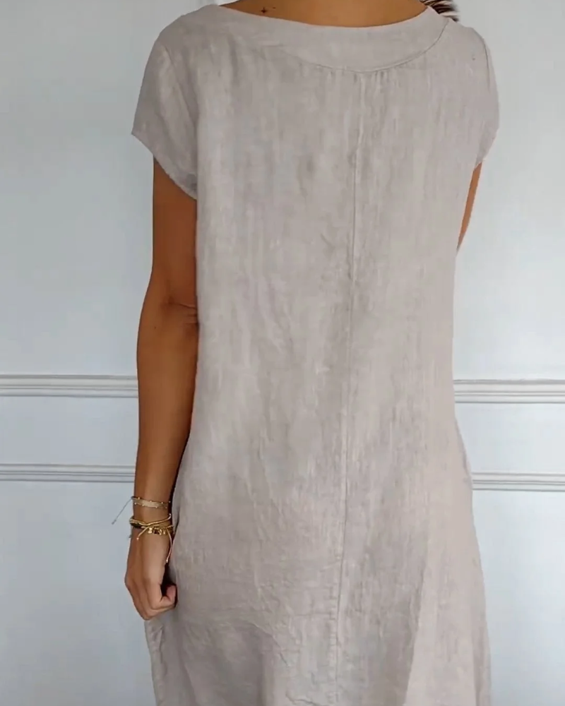 BERAWA - Robe en coton décontractée