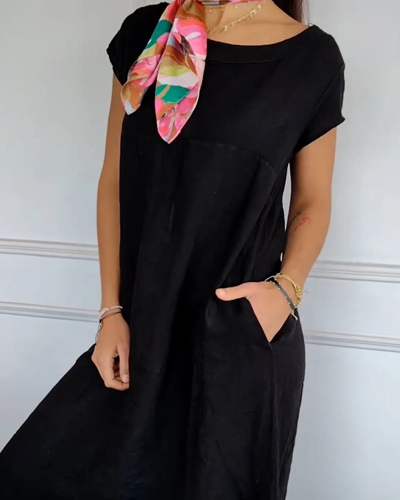 BERAWA - Robe en coton décontractée