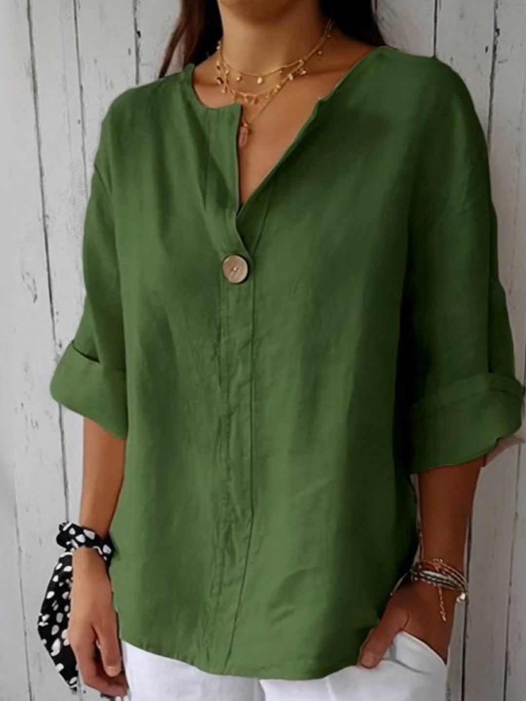 Naomi™ | Relaxed V-Neck Top