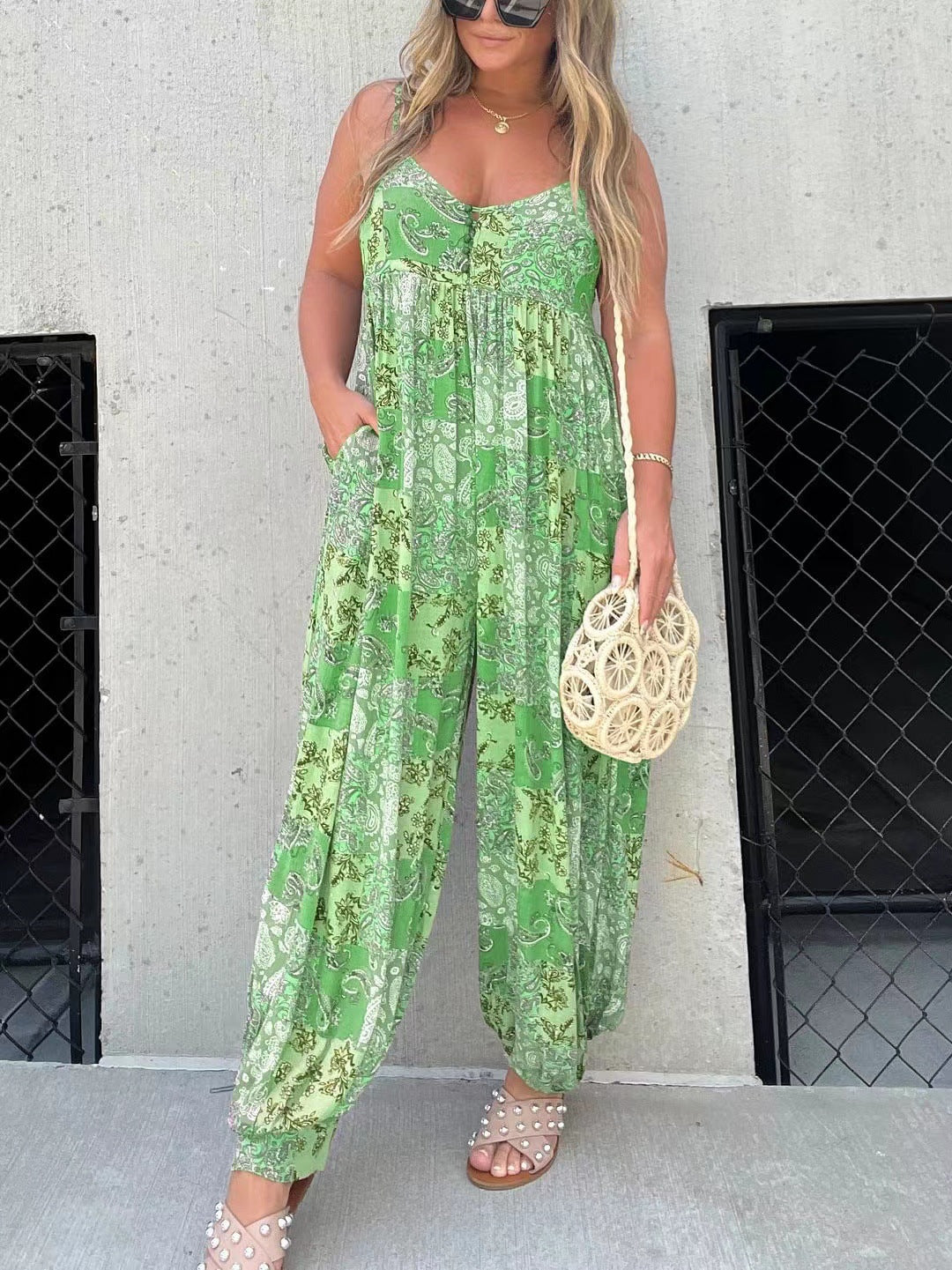 DANICA™ - Bohemian Balloon Pant Jumpsuit