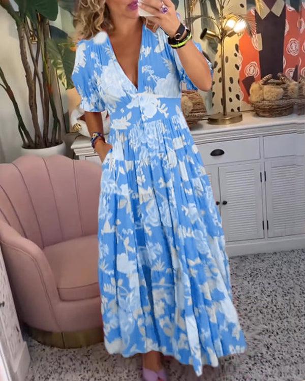Rosae™ | Enchanting Floral Maxi Dress