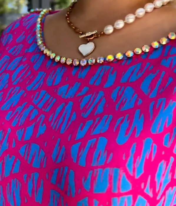 Caynora™ | Vestido Plus Size com Estampa Floral