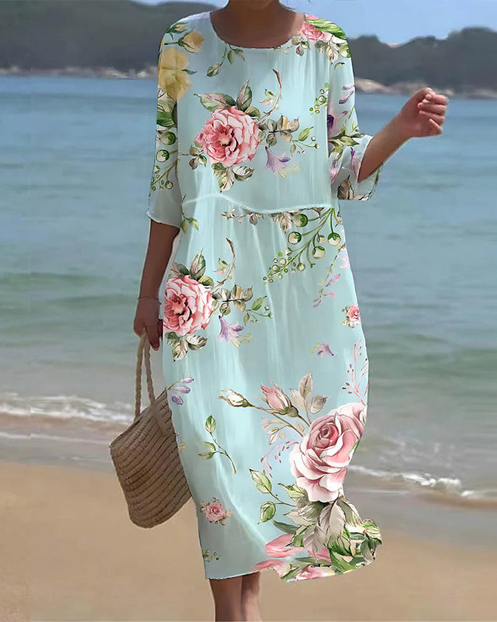 Harriet - Graceful Floral Gown