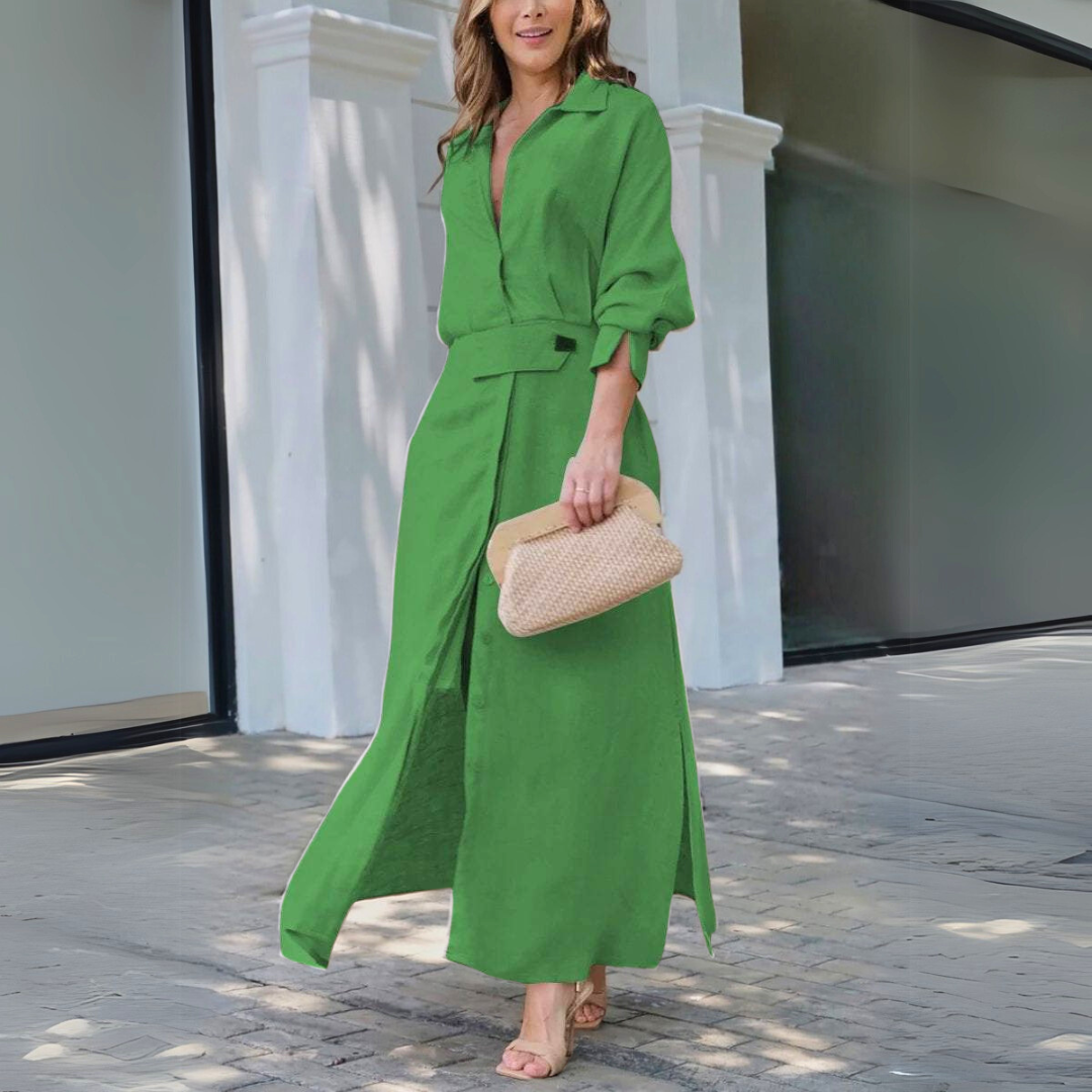 Daisy™ | Classic Elegance Midi Dress