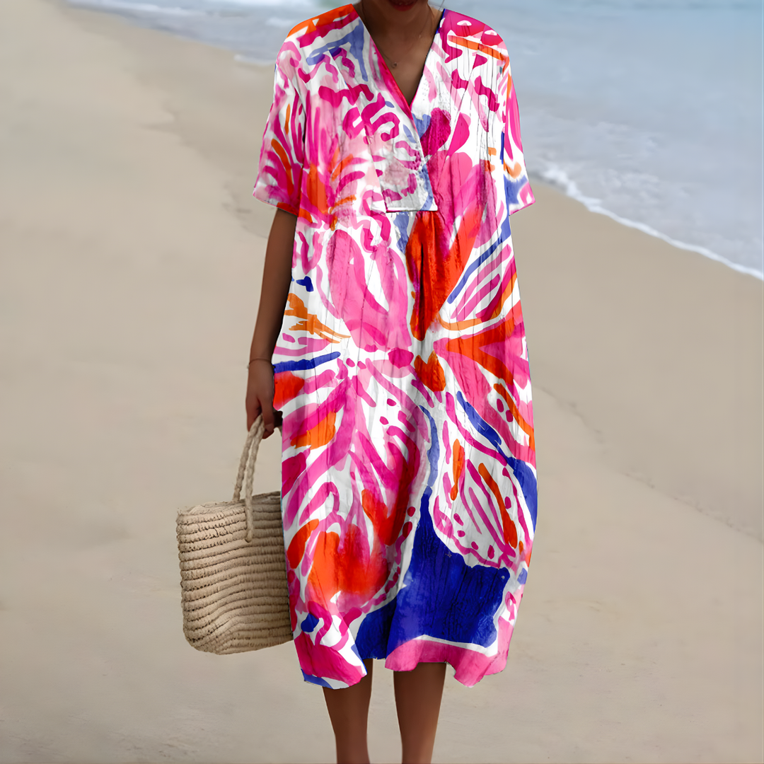 Addilyn™ | Colorful Tie-Dye Summer Dress