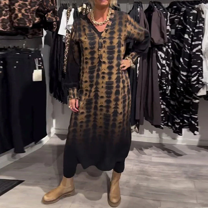 SOLÉA™ | Chic Gradient Maxi Dress