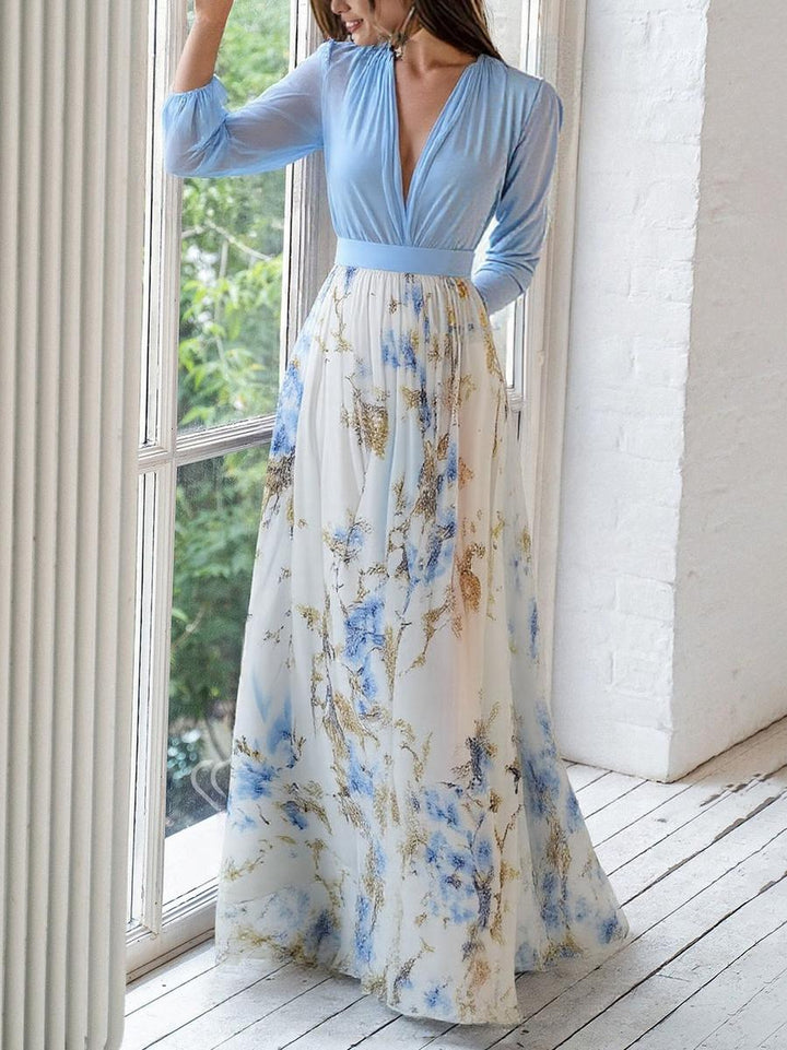 Elda™ | Stunning Floral Print Maxi Dress