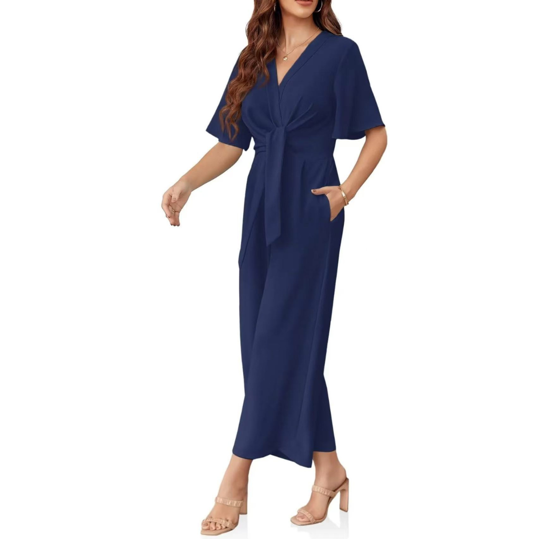 GABRIELLA™ - Chic Summer Tie-Knot Jumpsuits