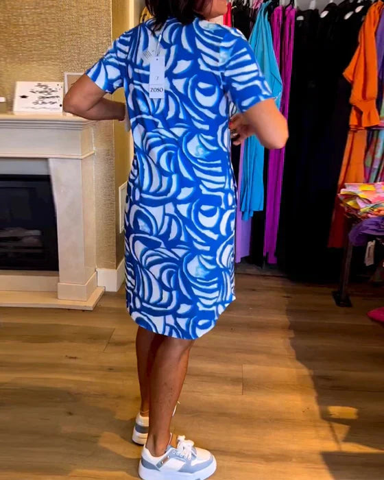 Karin™ - Vestido de Cores Vibrantes