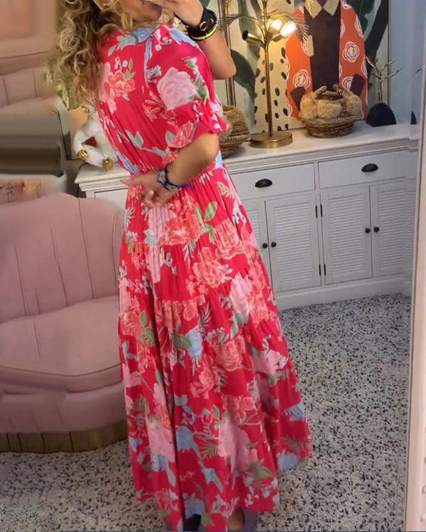 Rosae™ | Enchanting Floral Maxi Dress