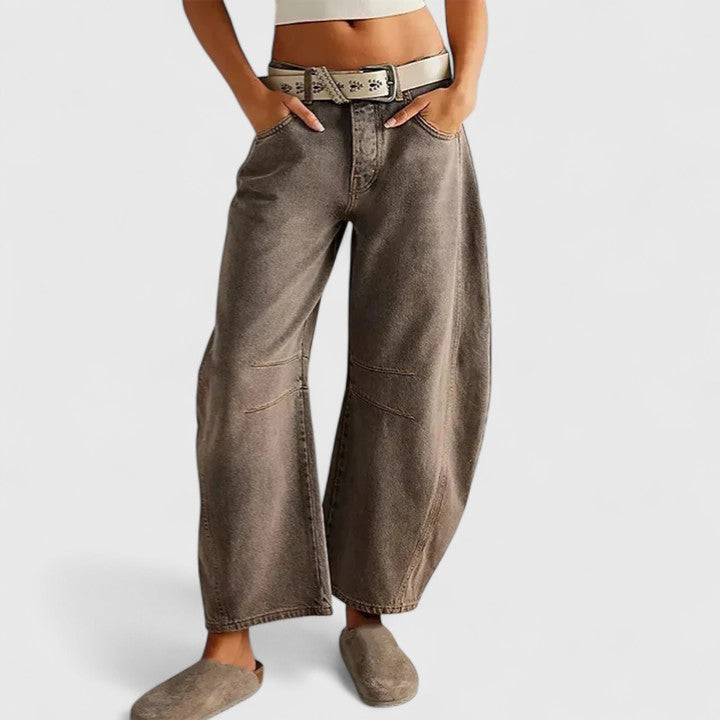 Rain™ | Relaxed Fit Wide-Leg Trousers