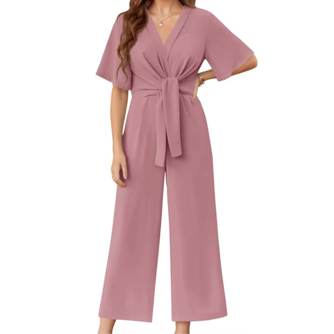 GABRIELLA™ - Chic Summer Tie-Knot Jumpsuits