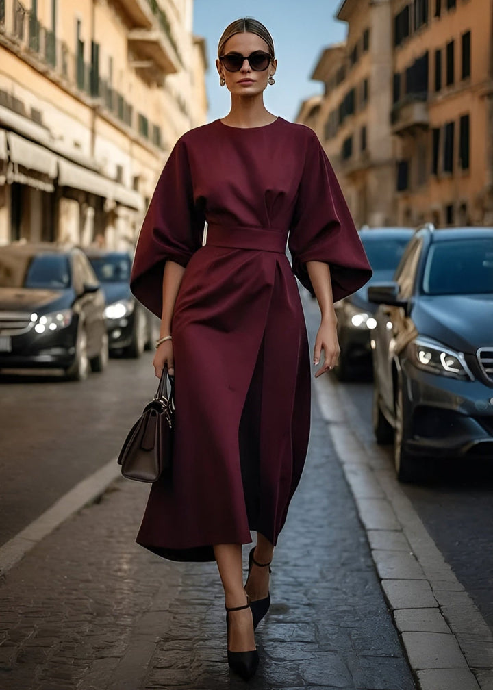 Aurora™ | Chic Belted Maxi Dress