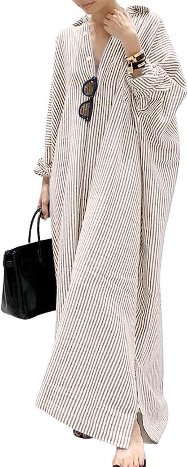 Stripe™ Long Sleeve Shirt Dress