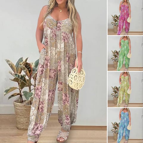 DANICA™ - Bohemian Balloon Pant Jumpsuit