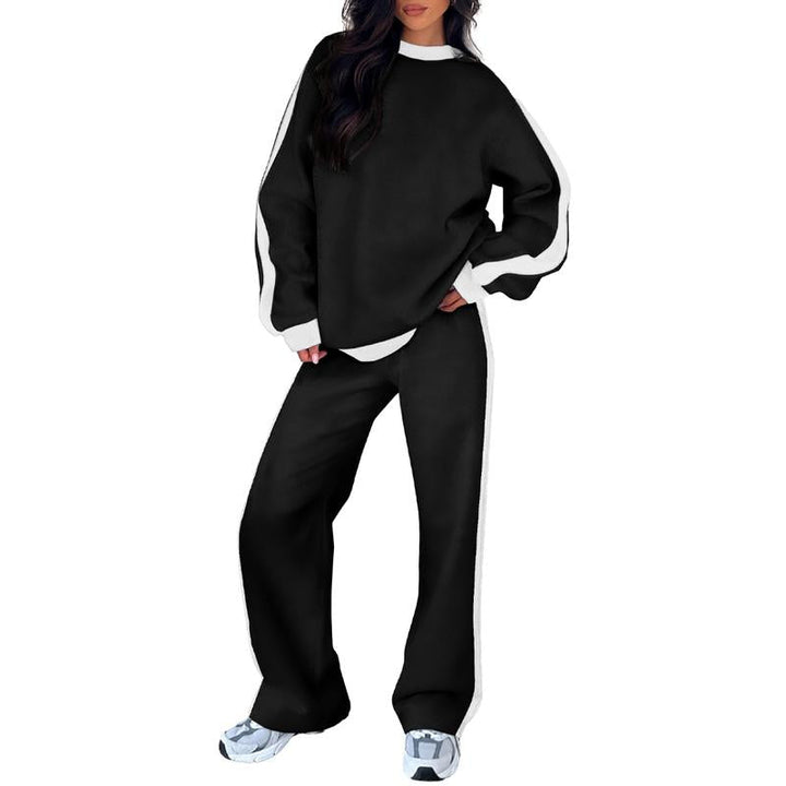 SANDI - Cozy 2-Piece Lounge Set with Sweatshirt and Straight-Leg Pants