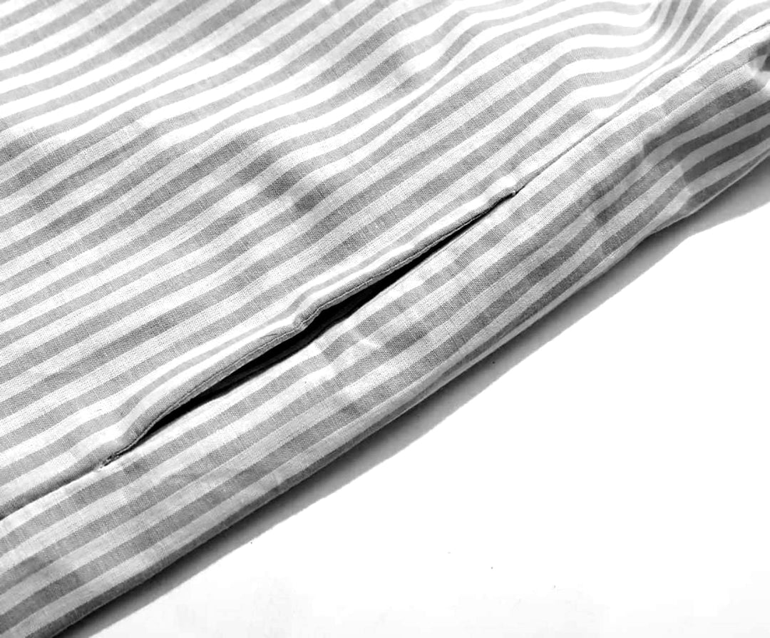 Robe chemise manches longues à rayures™