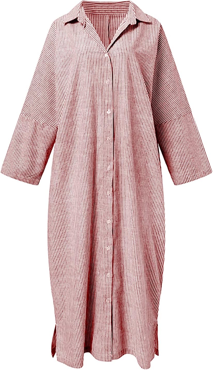 Stripe™ Long Sleeve Shirt Dress