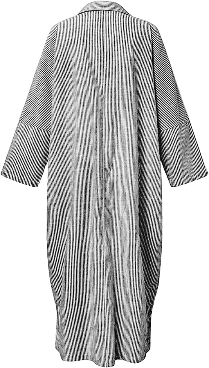 Stripe™ Long Sleeve Shirt Dress