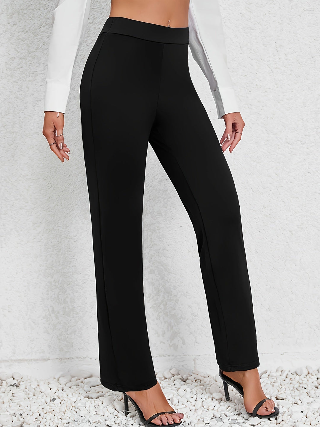 Amy™ | Stretchy Straight-Leg Pants