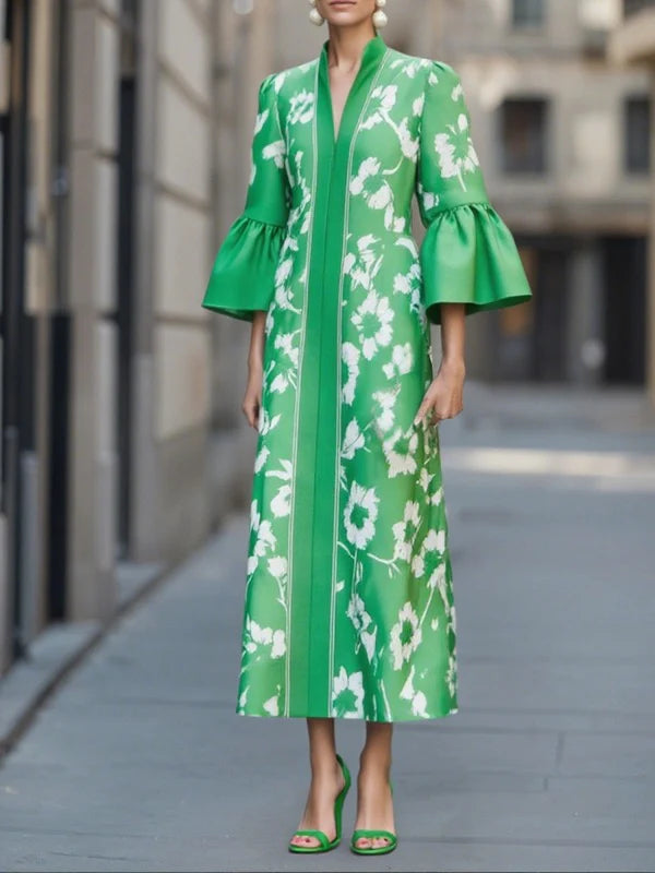 SAVINÉ™ | Bohemian-Inspired Floral Maxi Dress