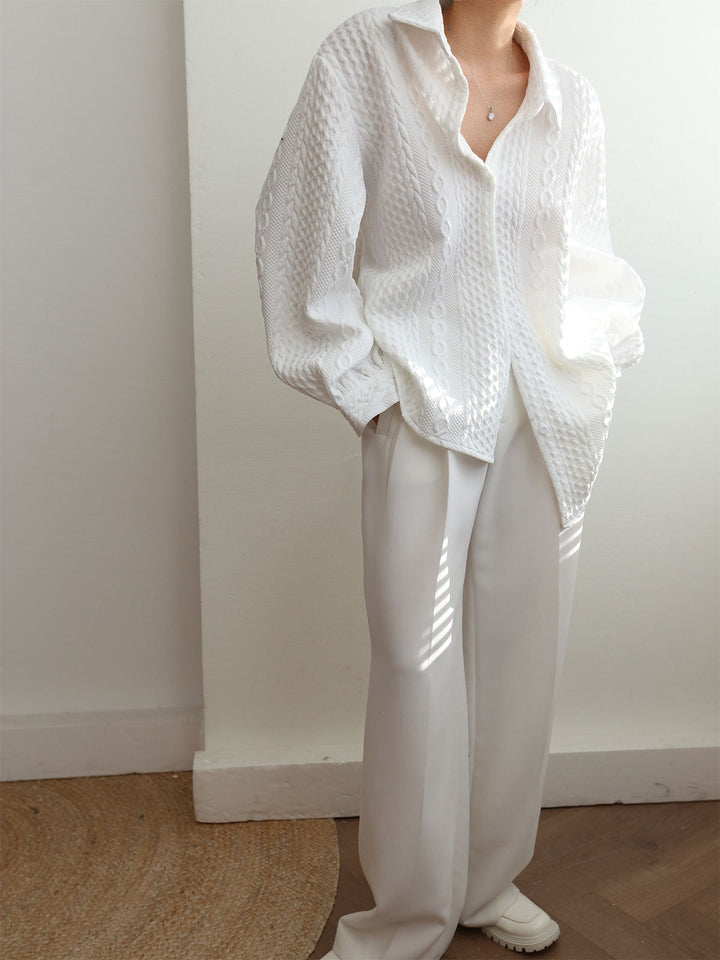 Lavine™ | Haut en grosse maille torsadée surdimensionné