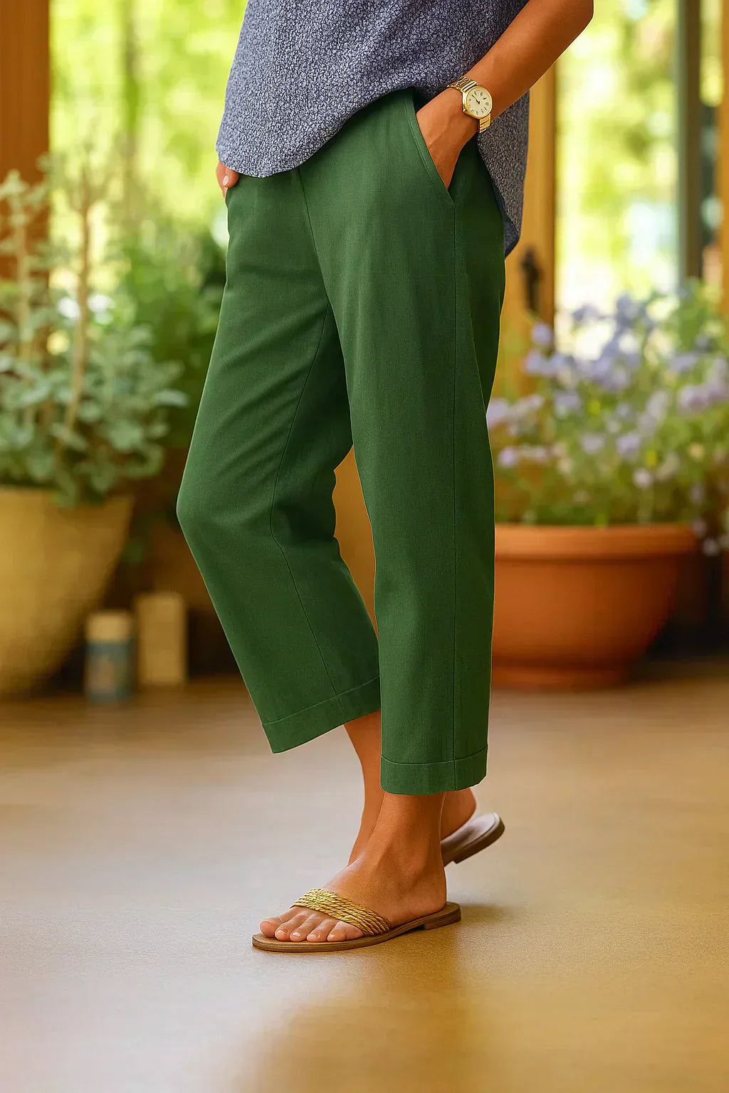 Sylara™ | Lightweight Linen Trousers