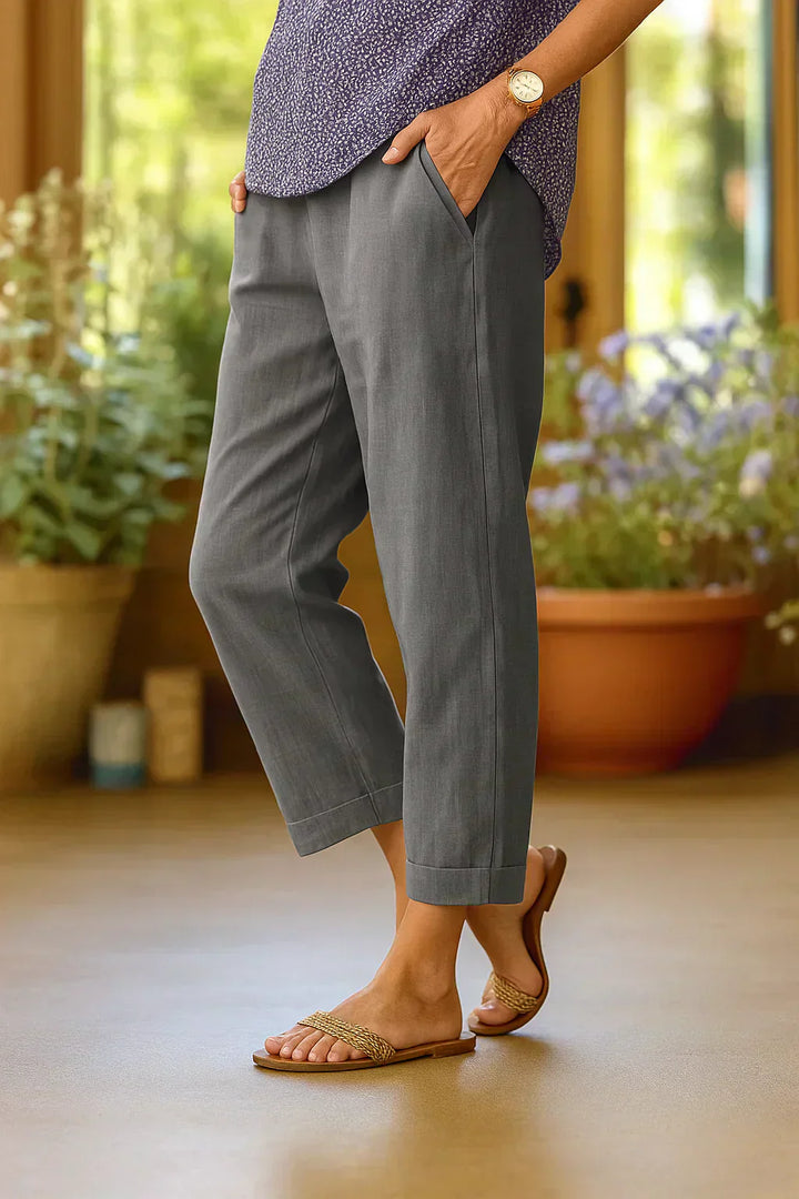 Sylara™ | Lightweight Linen Trousers
