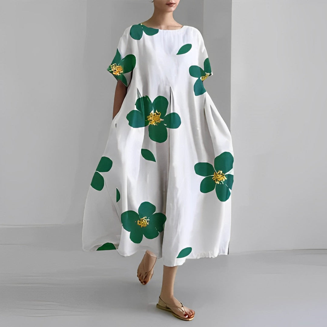 Avela™ - Bohemian Floral Spring Dress with Tummy Control