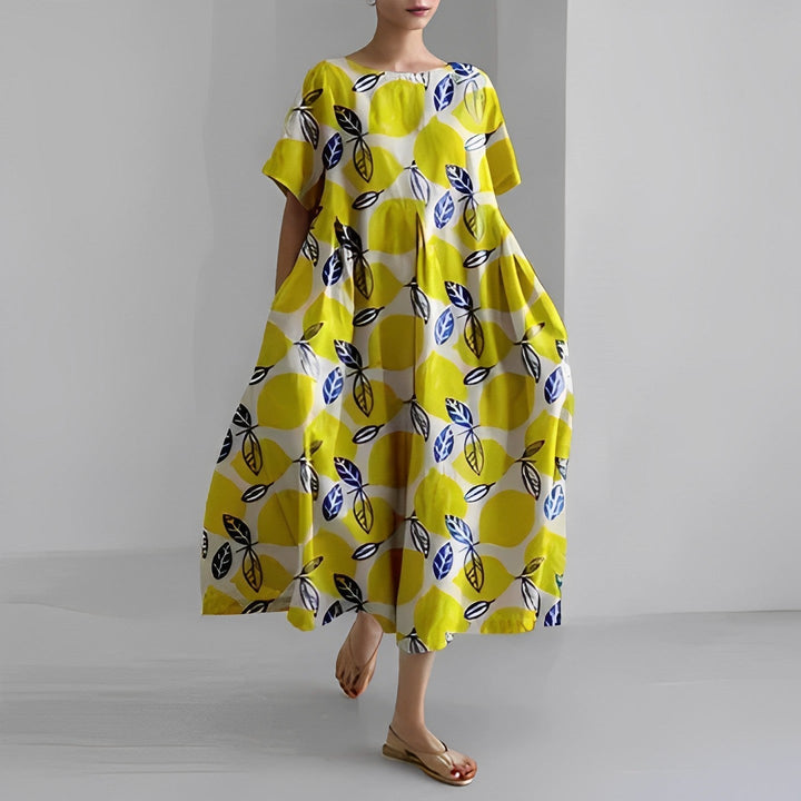 Avela™ - Bohemian Floral Spring Dress with Tummy Control