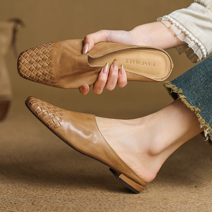 Mila™ Authentic Leather Slides