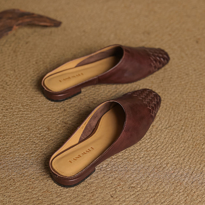 Mila™ Authentic Leather Slides