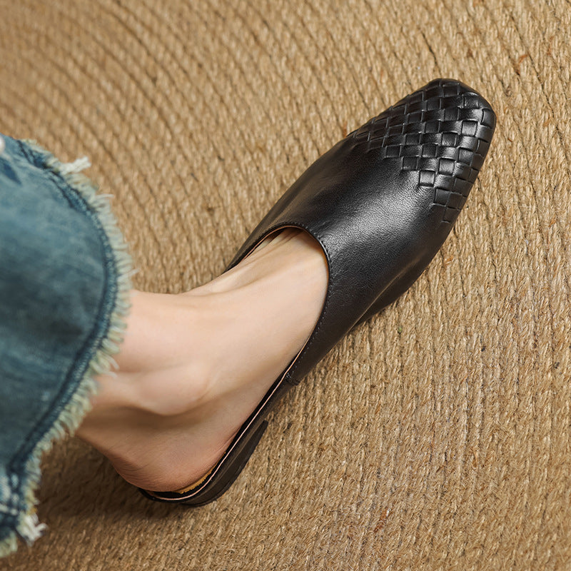 Mila™ Authentic Leather Slides