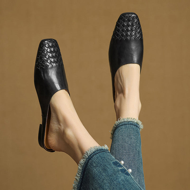 Mila™ Authentic Leather Slides