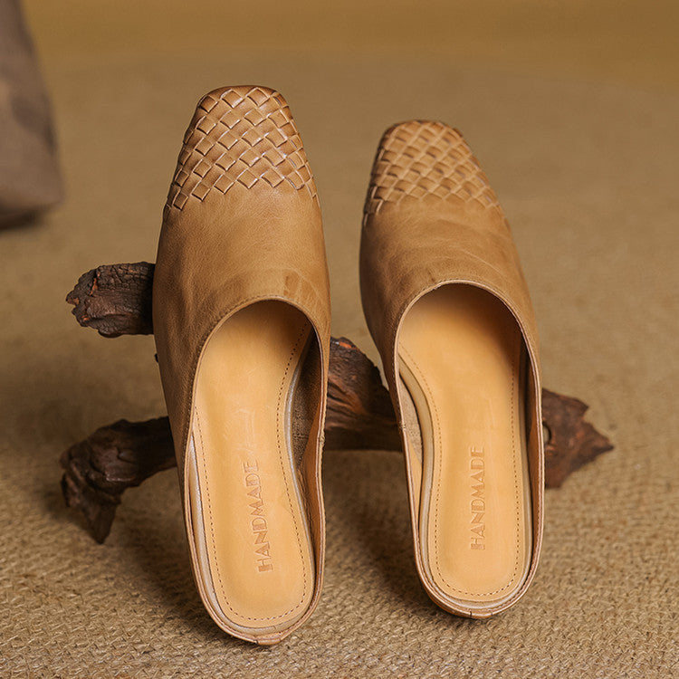 Mila™ Authentic Leather Slides