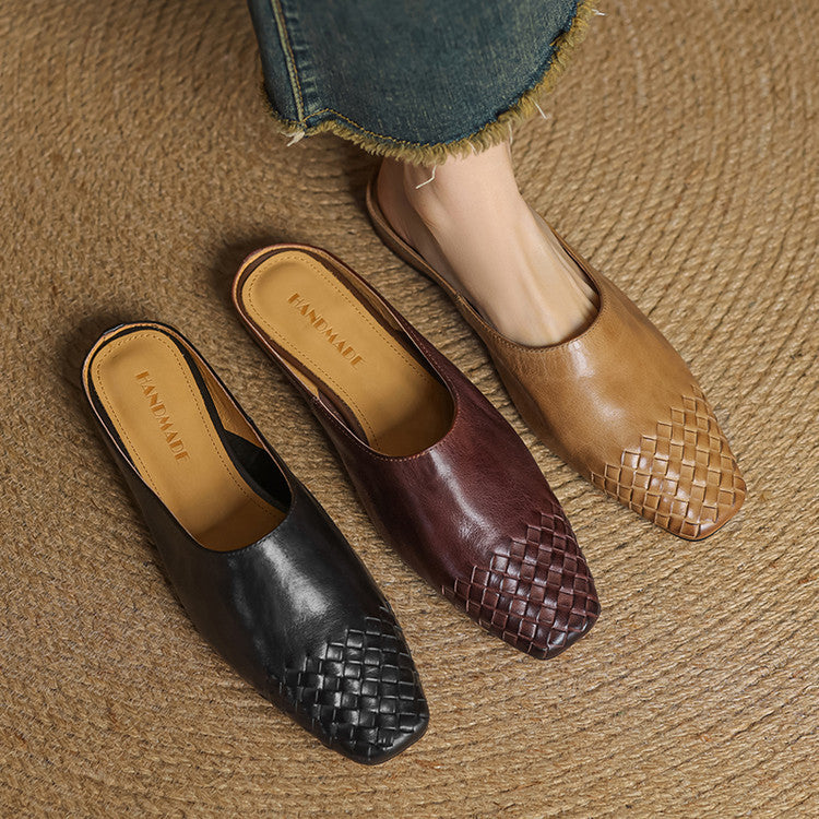 Mila™ Authentic Leather Slides