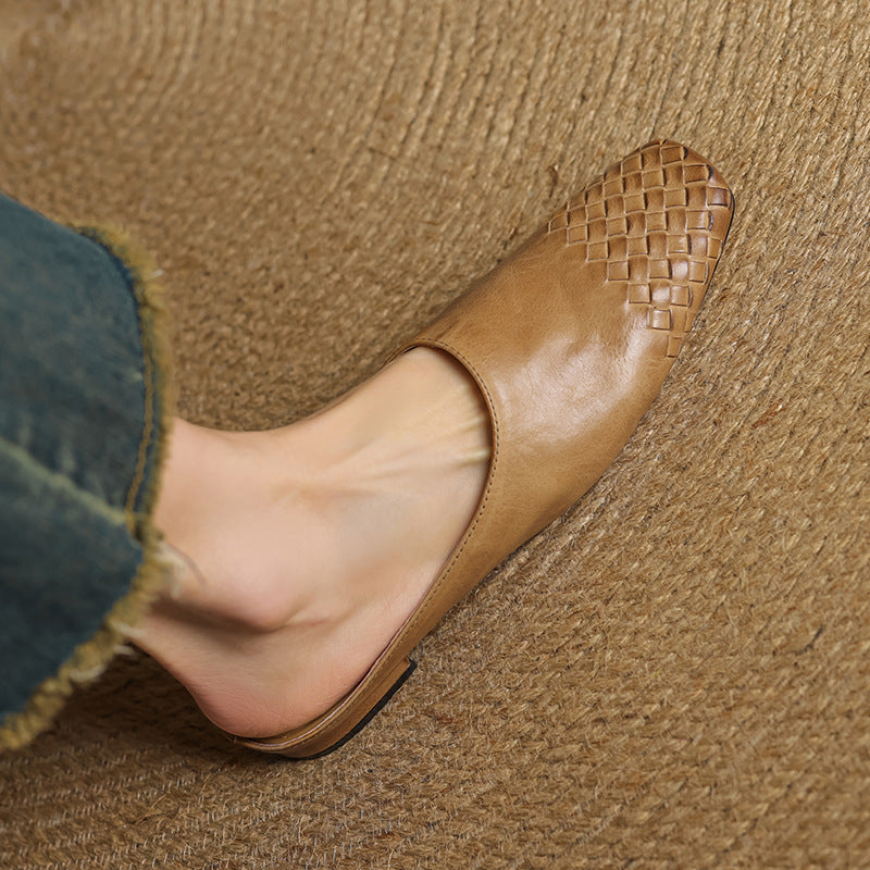 Mila™ Authentic Leather Slides