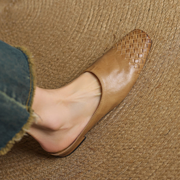 Mila™ Authentic Leather Slides