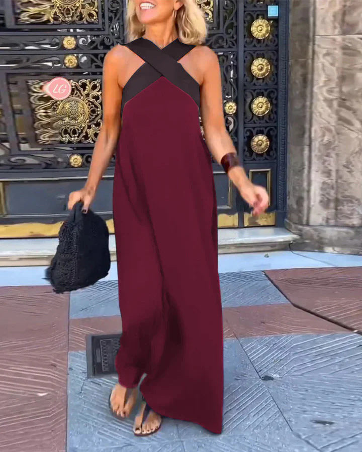 Delphine™ | Crossed Cut Dress