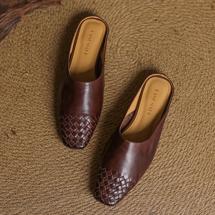 Mila™ Authentic Leather Slides