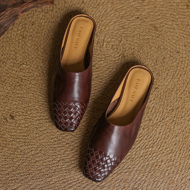 Mila™ Authentic Leather Slides
