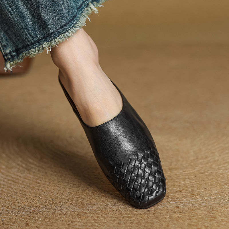 Mila™ Authentic Leather Slides