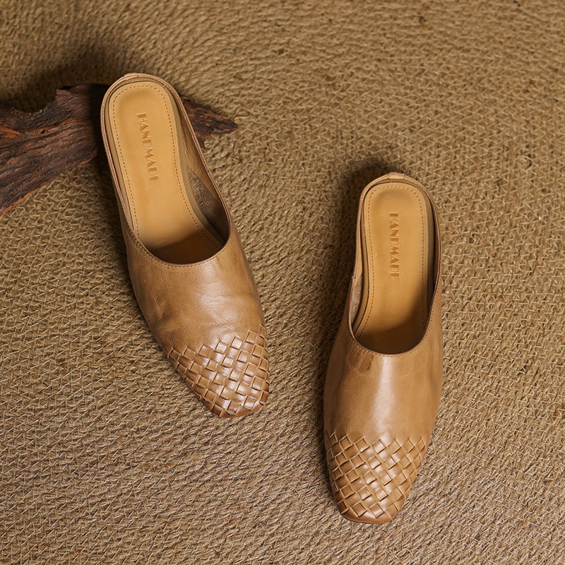 Mila™ Authentic Leather Slides