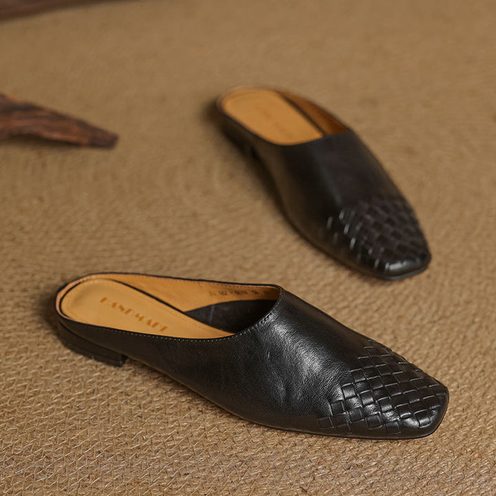 Mila™ Authentic Leather Slides