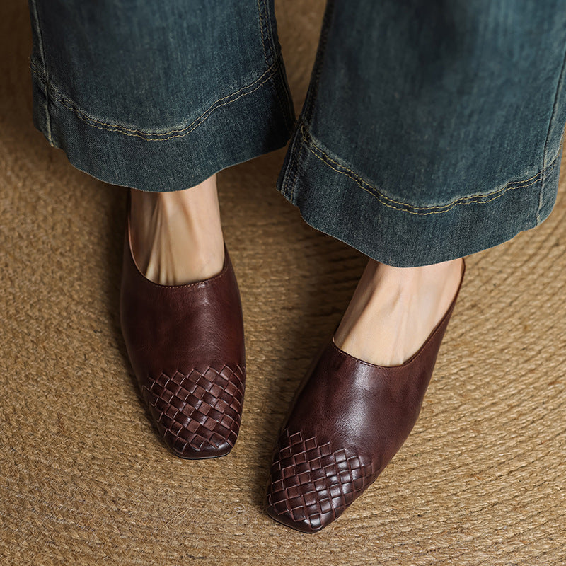 Mila™ Authentic Leather Slides