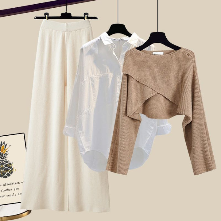 ISOBEL™ | Chic Three-Piece Knit Ensemble