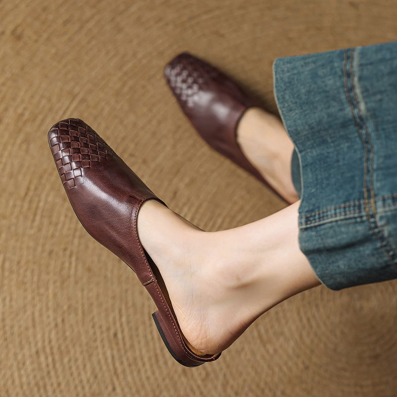 Mila™ Authentic Leather Slides